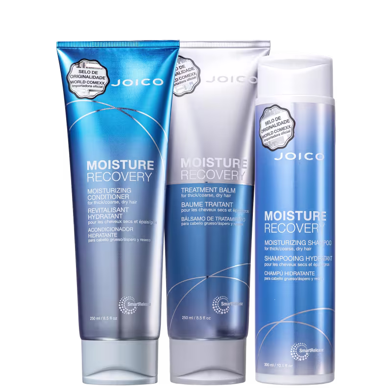Kit Joico Moisture Recovery Trio - (Shampoo 300ml + Condicionador 250ml + Mask Balm 250ml)