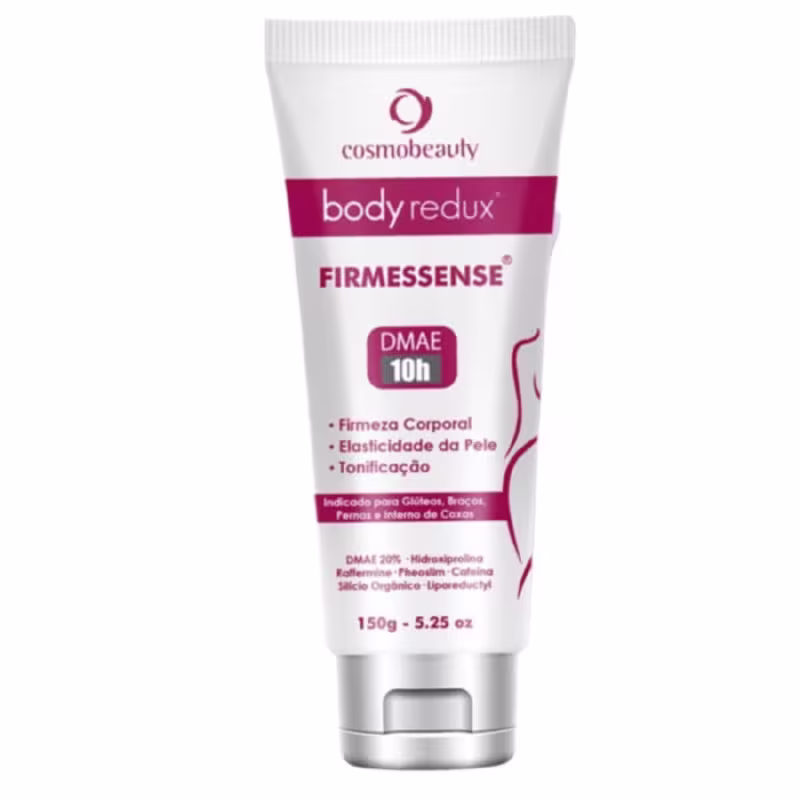 Body Redux Firmessense Dmae 20%10hs Cosmobeauty Tonifica, Dá  Firmeza e Elasticidade  a Pele 150g