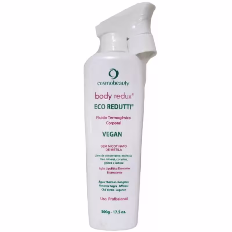 Eco Redutti, Cosmobeauty, Fluido Termogênico Corporal Possui Ação Estimulante Anti Celulite 500G