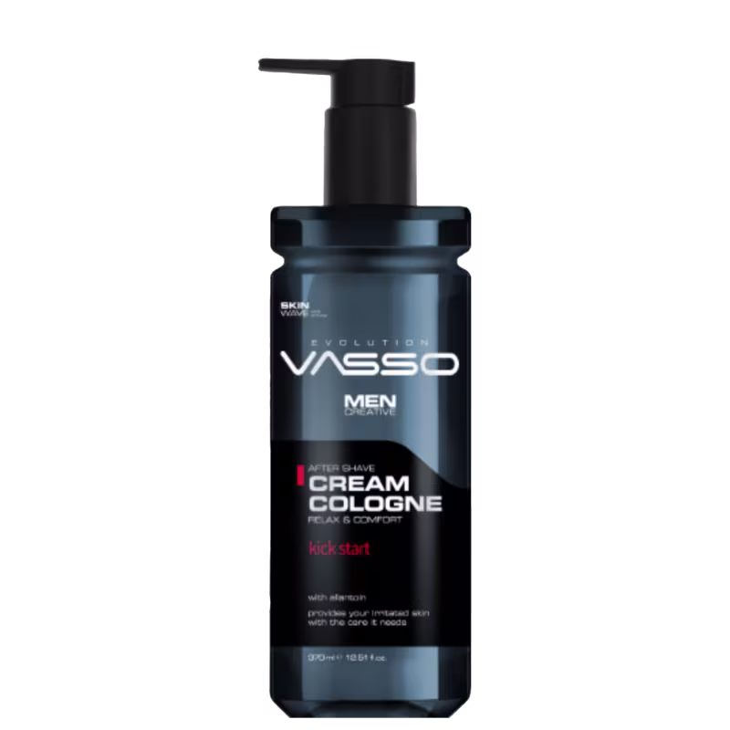 Balsamo Pós Barba Kick Start, Vasso Men, Amadeira Calmante Antiinflamatorio Antiseptico 330ML