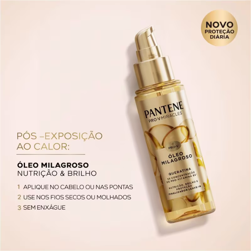 Kit 2 Óleos Pantene Queratina 95ml cada