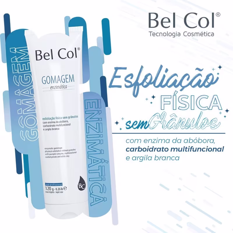 Bel Col Gomagem Enzimática - Creme Esfoliante Facial 120g