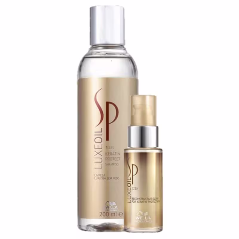 Kit SP System Professional Luxe Oil - Shampoo 200ml + Óleo Capilar 30ml (2 Produtos)