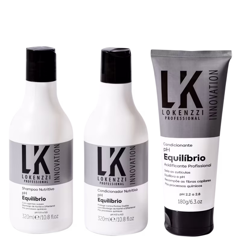 Kit Lokenzzi pH Equilíbrio Trio com 3 Produtos