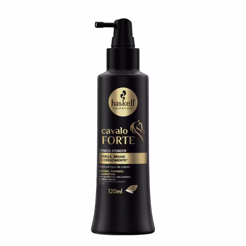 Kit Cavalo Forte Sh. Cond. Másc 1L/900gr + Leave In + Tonico 120mL
