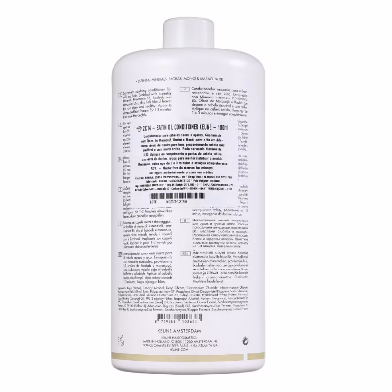 Kit Keune Care Satin Oil Triple Intense, 3 produtos.