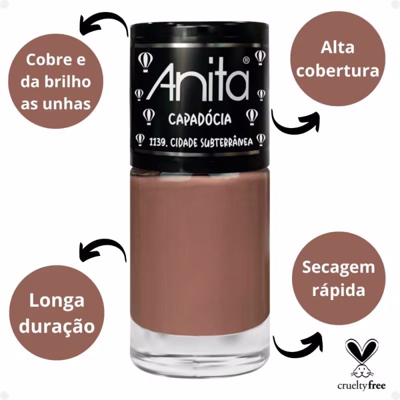 Esmalte Anita Capadócia Cidade Subterrânea 10ml