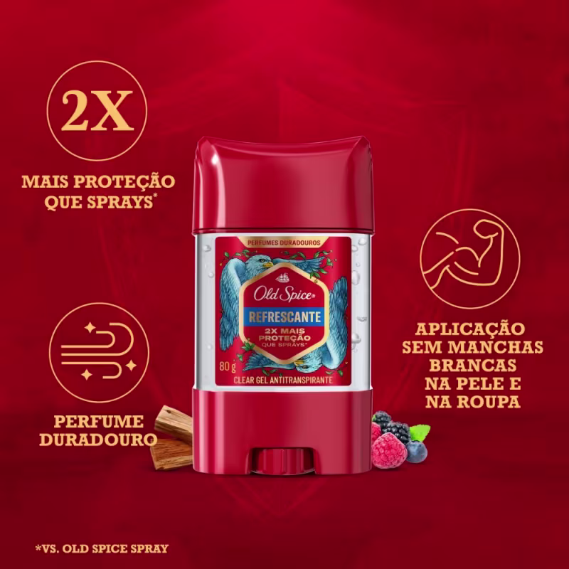 Desodorante Old Spice Refrescante 80g
