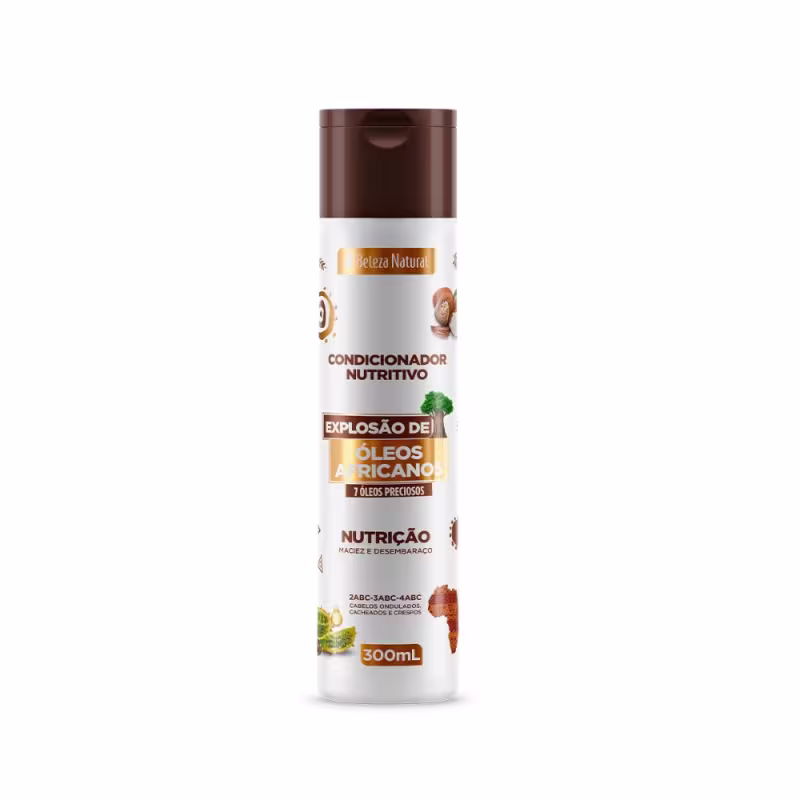 Condicionador Nutritivo Explosão de Óleos Africanos de 300ml