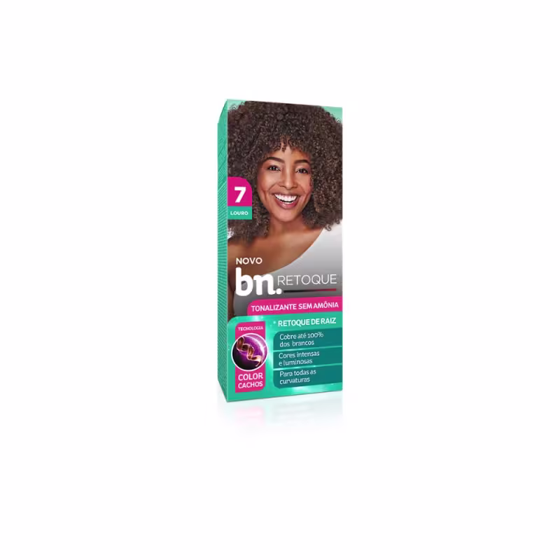 Tonalizante sem amônia Novo bn.RETOQUE 90g Louro 7.0
