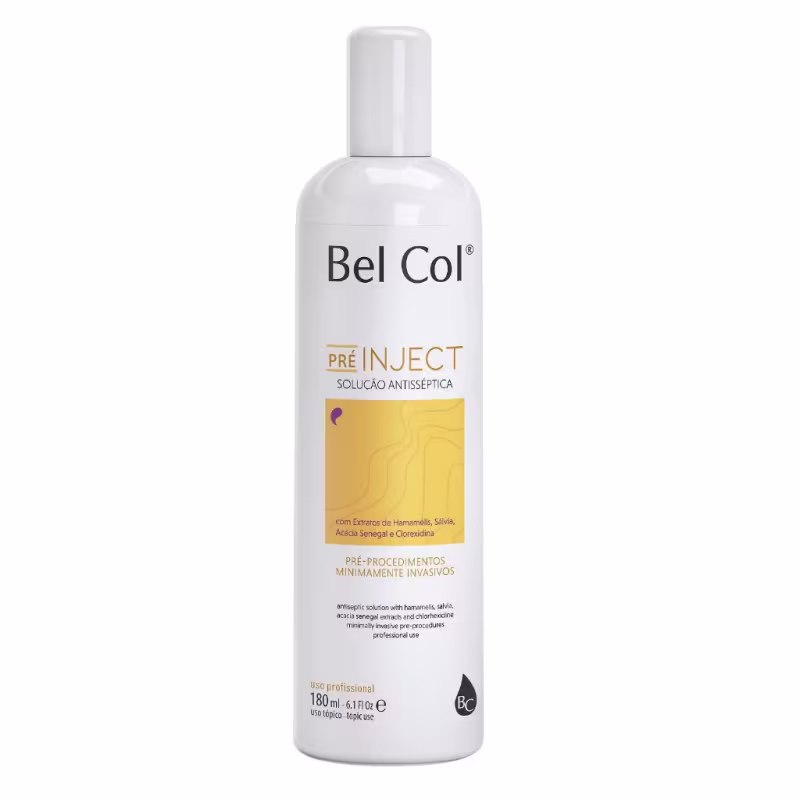 Bel Col Pré-Inject Solução Antisséptica - Loção de Limpeza Facial 180ml