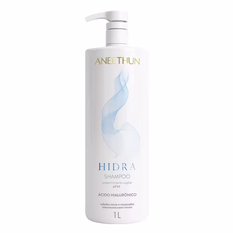 Kit Aneethun Hidra -Shampoo 1L + Máscara 1kg + Finalizador 210ml + Ampolas 13ml (3Unidades)