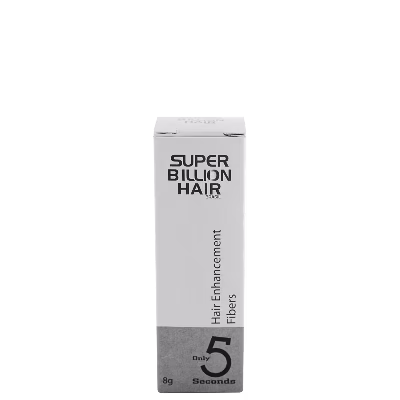 Super Billion Hair Fibras de Queratina em Pó Preto - Finalizador Capilar 8g