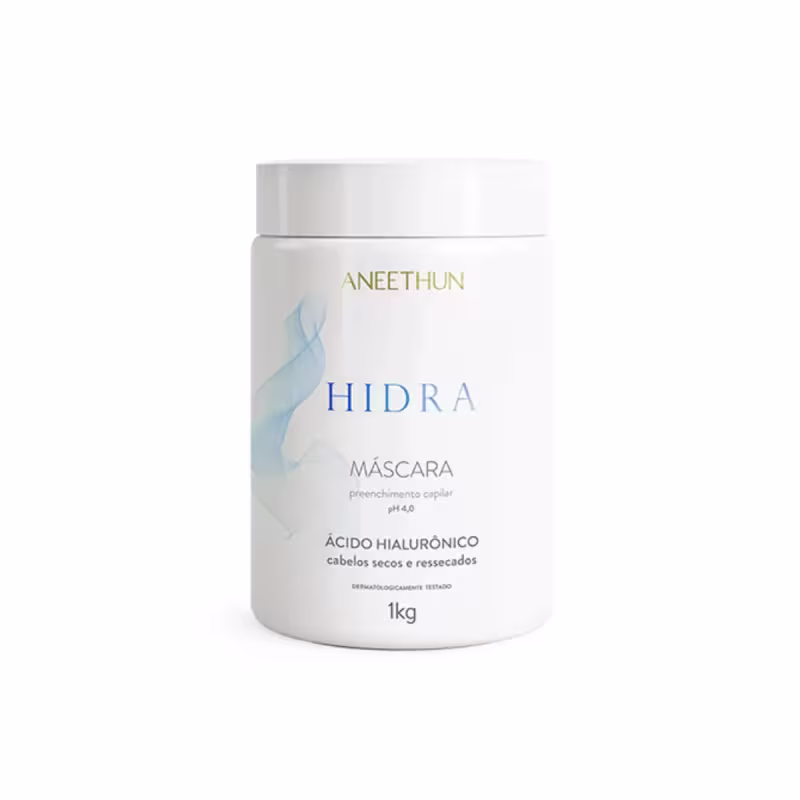 Kit Aneethun Hidra -Shampoo 1L + Máscara 1kg + Finalizador 210ml + Ampolas 13ml (3Unidades)
