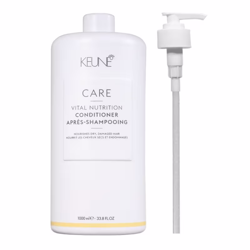 Keune Care Vital Nutrition - Condicionador 1000ml + Válvula Pump