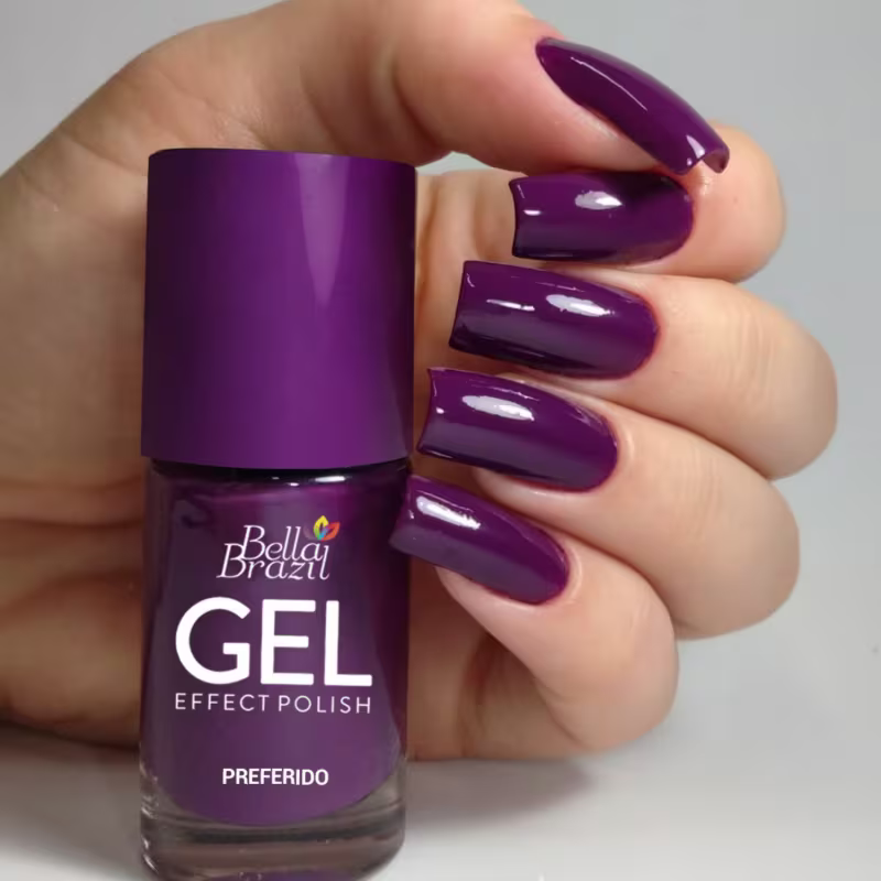Bella Brazil Efeito Gel 838 Preferido - Esmalte Cremoso 9ml