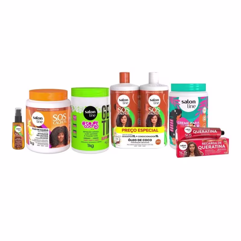 Kit Secreto para cabelos Crespos