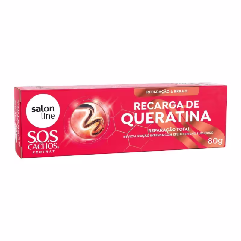 Kit Shampoo e Condicionador SOS Bomba Crescimento + Óleo SOS Cachos + Recarga de Queratina SOS Cachos