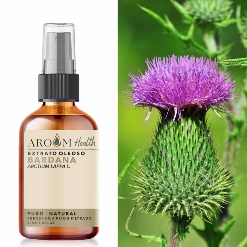 Aroom Aromaterapia Bardana - Extrato Oleoso 50ml