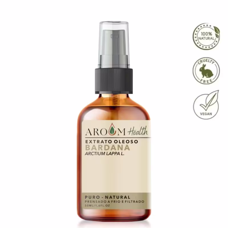 Aroom Aromaterapia Bardana - Extrato Oleoso 50ml