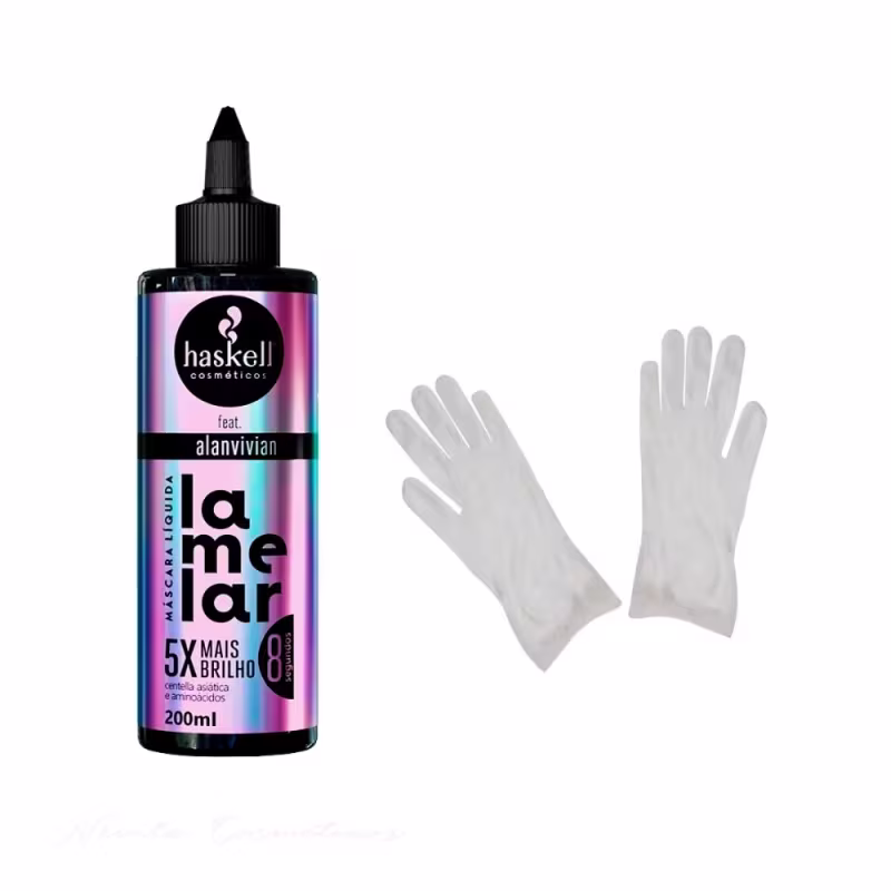 Kit Haskell Lamelar feat. Alan Vivian + Par de Luvas, 2 produtos.