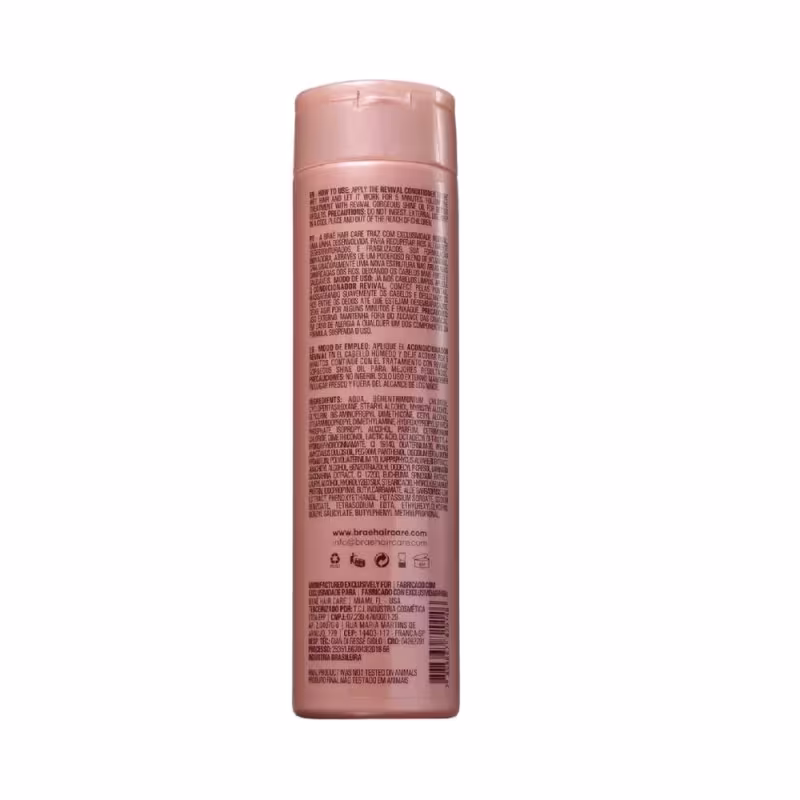 Kit Braé Revival - Shampoo 250ml + Condicionador 250ml + Máscara 200g + Óleo Gorgeous Shine 60ml