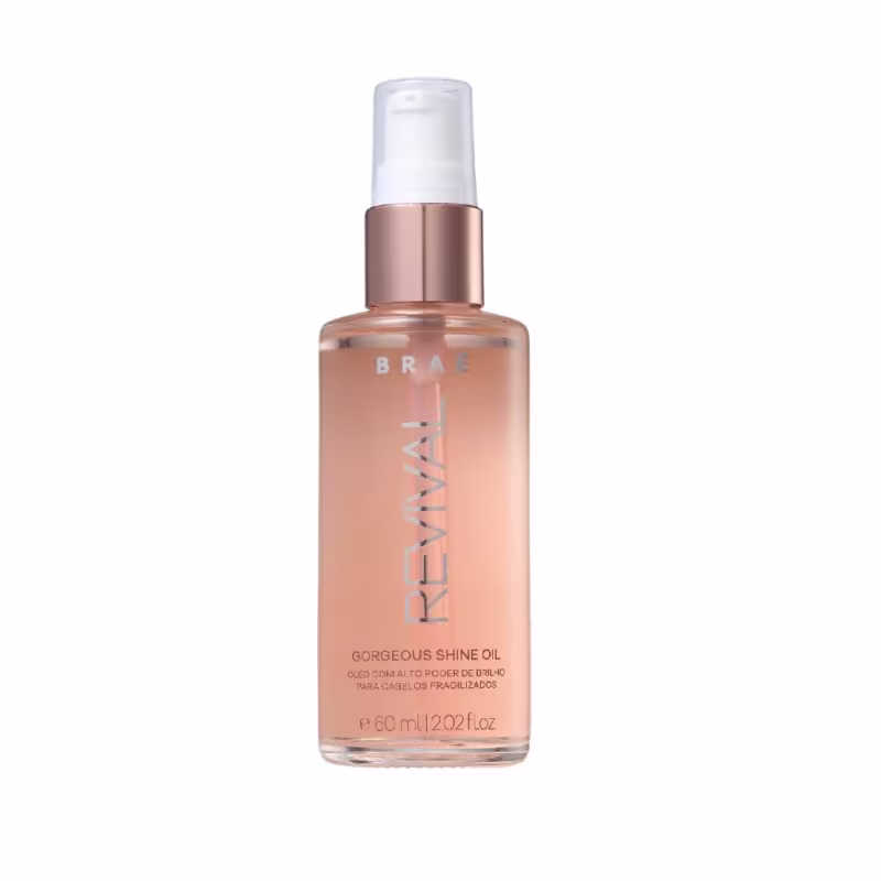 Kit Braé Revival - Shampoo 250ml + Condicionador 250ml + Máscara 200g + Óleo Gorgeous Shine 60ml