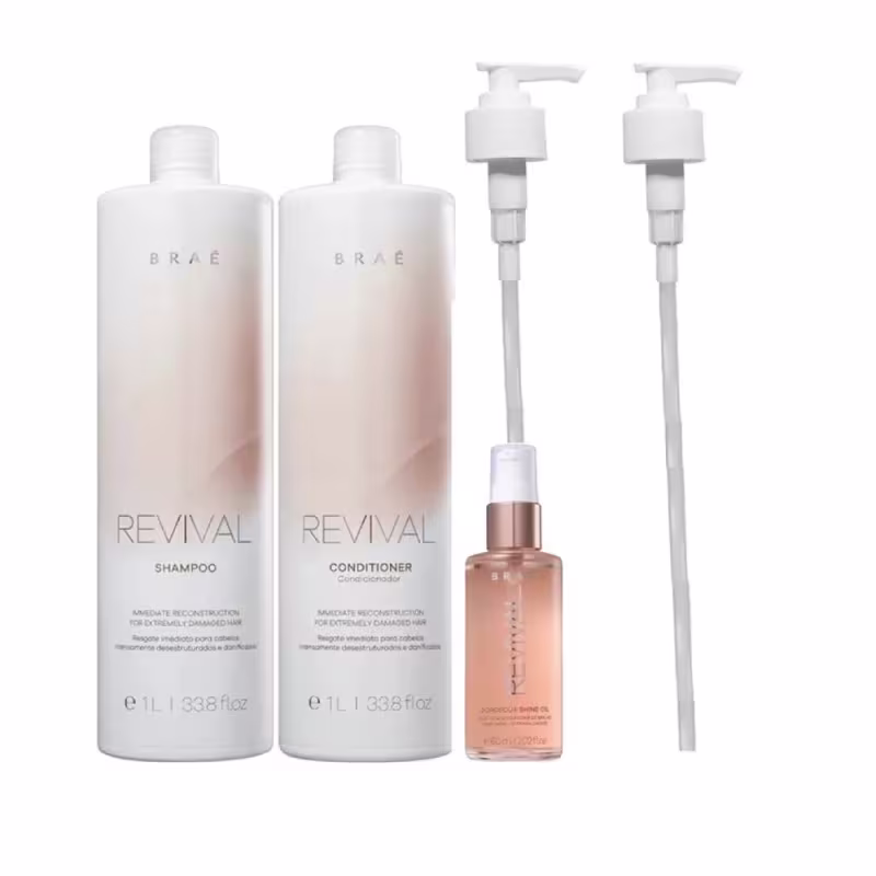 Kit Braé Revival Salon Quinteto, 5 produtos.