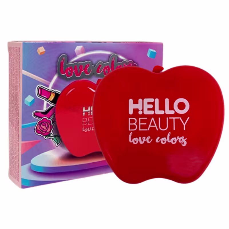 Kit Maquiagem Teen Maçã Love Colors Hello Beauty HB-645