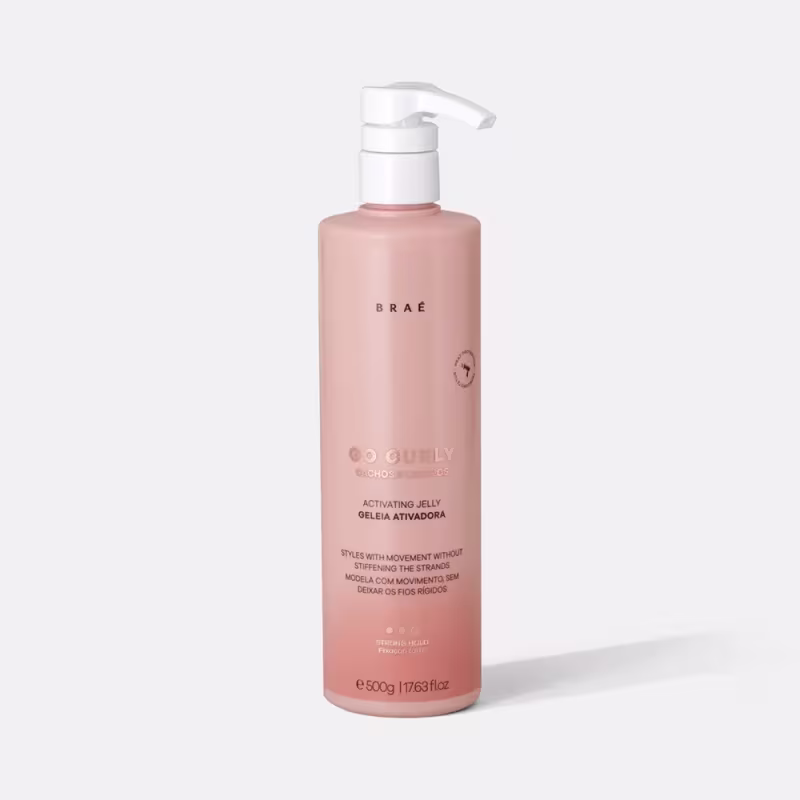 Frasco pump cilíndrico na cor rosé