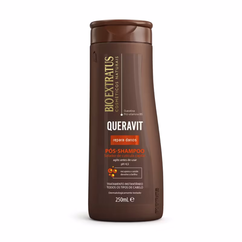 Kit Queravit Recuperação Cabelos Danificados 6 Produtos Bio Extratus