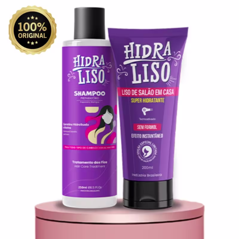 Hidraliso Super Hidratante Mascara de Chuveiro 200ml - Hidraliso Shampoo Preparatório  250ml