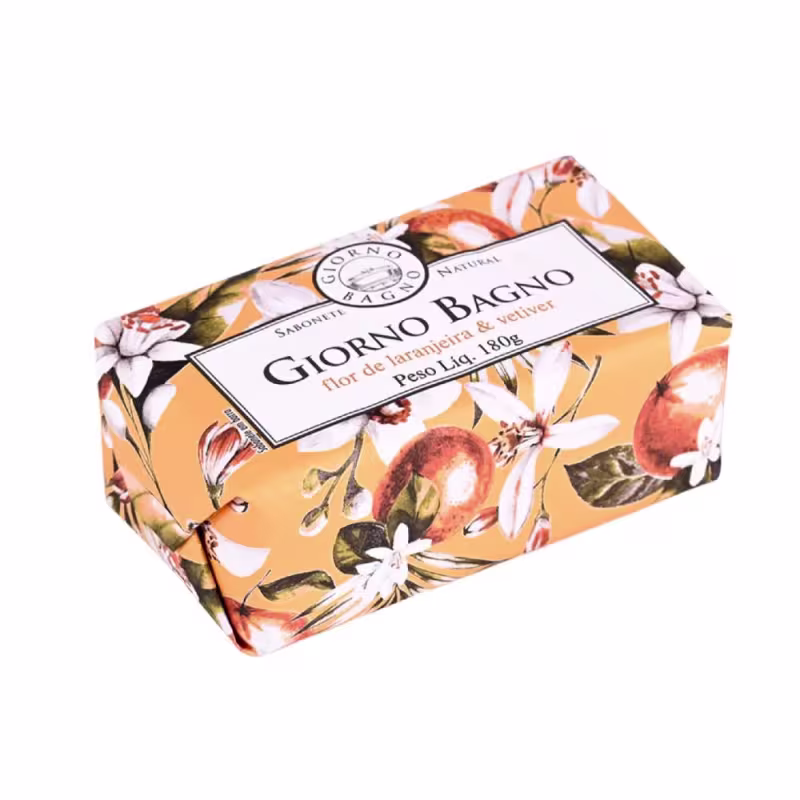 Giorno Bagno - sabonete flor de laranjeira e vetiver 180g
