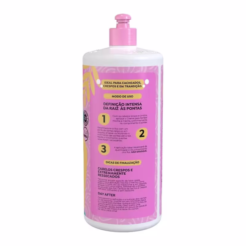 Kit com 2 Cremes Para Pentear Hidratação e Super Volumão + Gelatina #todecacho Super Definição Salon Line