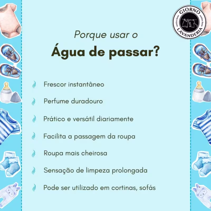 Giorno Casa - água de passar baby 500ml