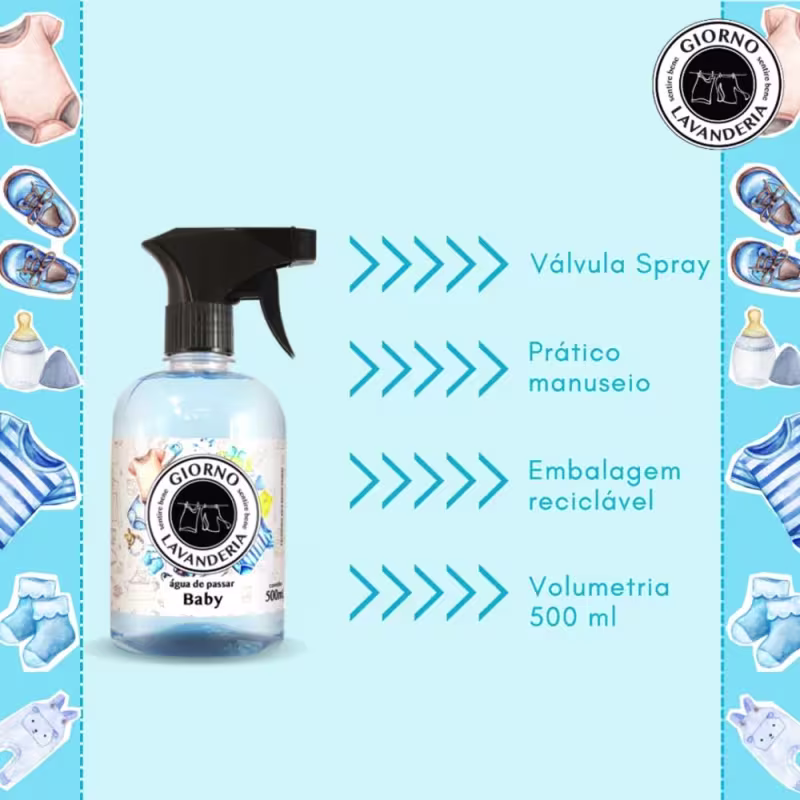 Giorno Casa - água de passar baby 500ml