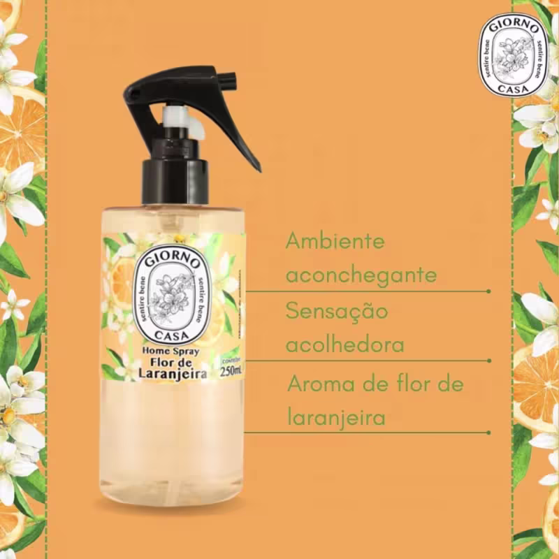 Giorno Casa - home spray flor de laranjeira 250ml