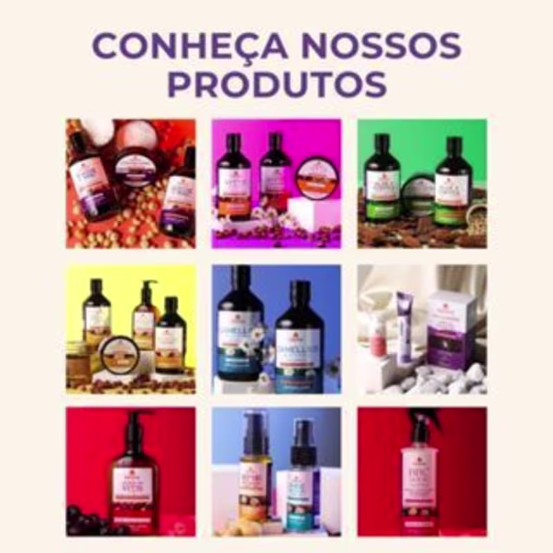 Kit Cronograma Capilar 3 Máscaras Nutritiva Fortificante Hidratante 300g - Baume