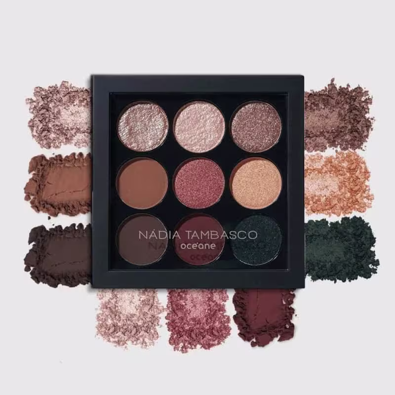 KIT OCÉANE BY NÁDIA TAMBASCO PALETAS TO GO NUDE +  BASIC + TRENDY (3 PRODUTOS)