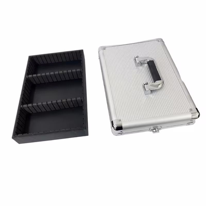 Maleta Carrinho Rubys 3 Andares e 2 Rodinhas Prata Fs-1206a