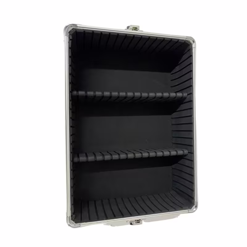 Maleta Carrinho Rubys 3 Andares e 2 Rodinhas Prata Fs-1206a