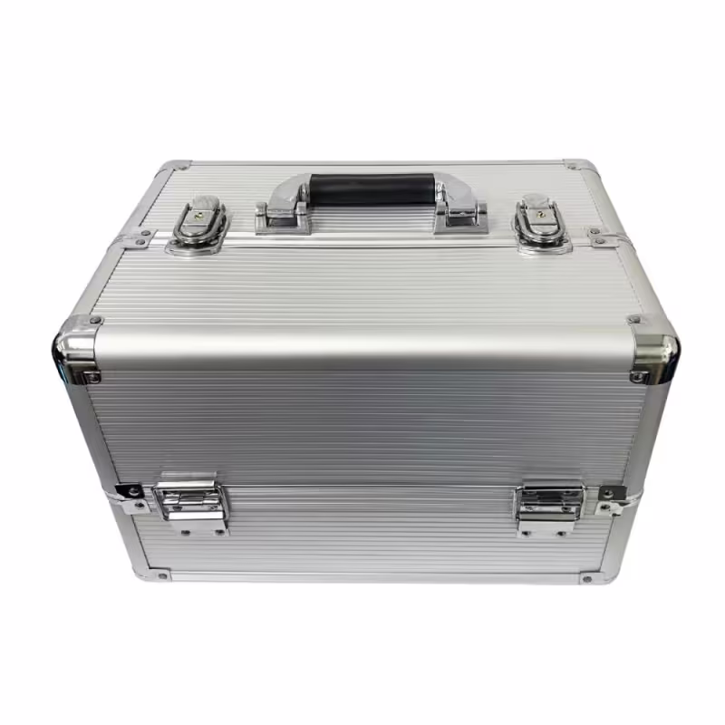 Maleta Carrinho Rubys 3 Andares e 2 Rodinhas Prata Fs-1206a