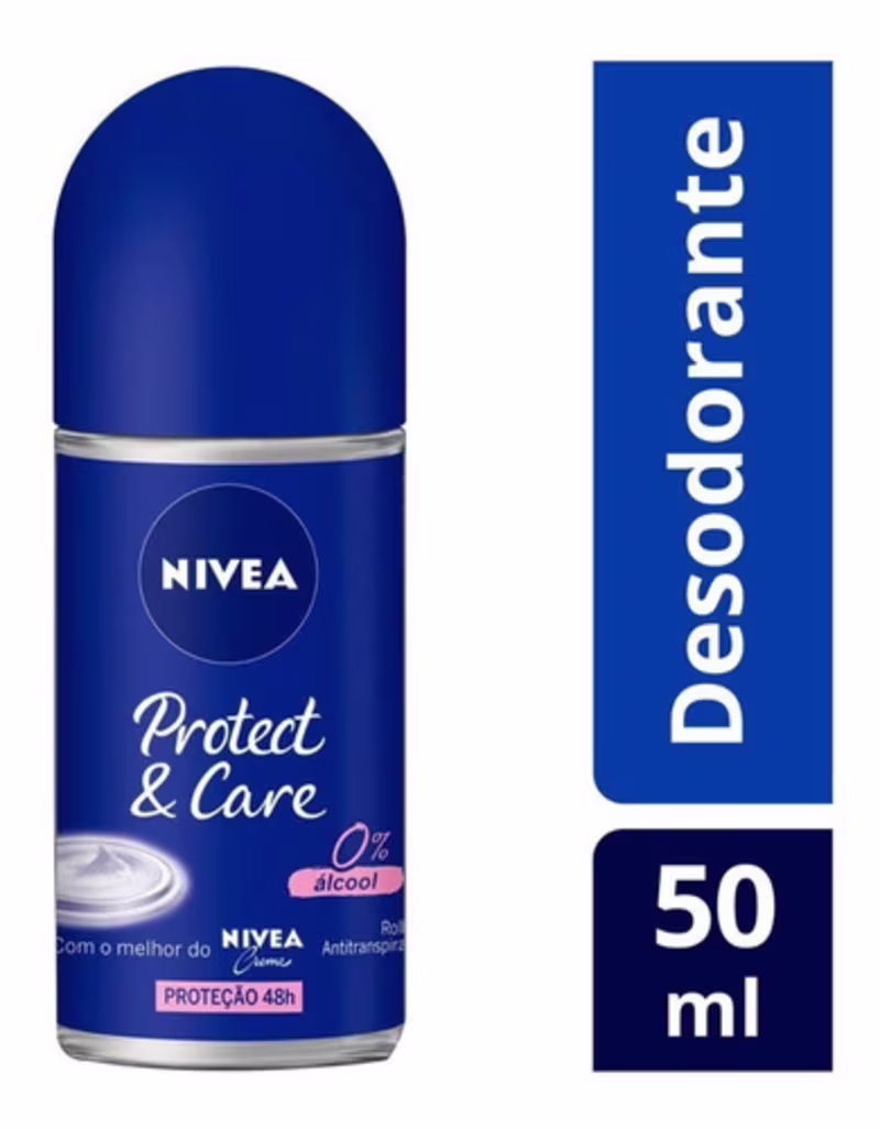 Kit 2 Desodorantes Roll On Protect & Care - 50ml