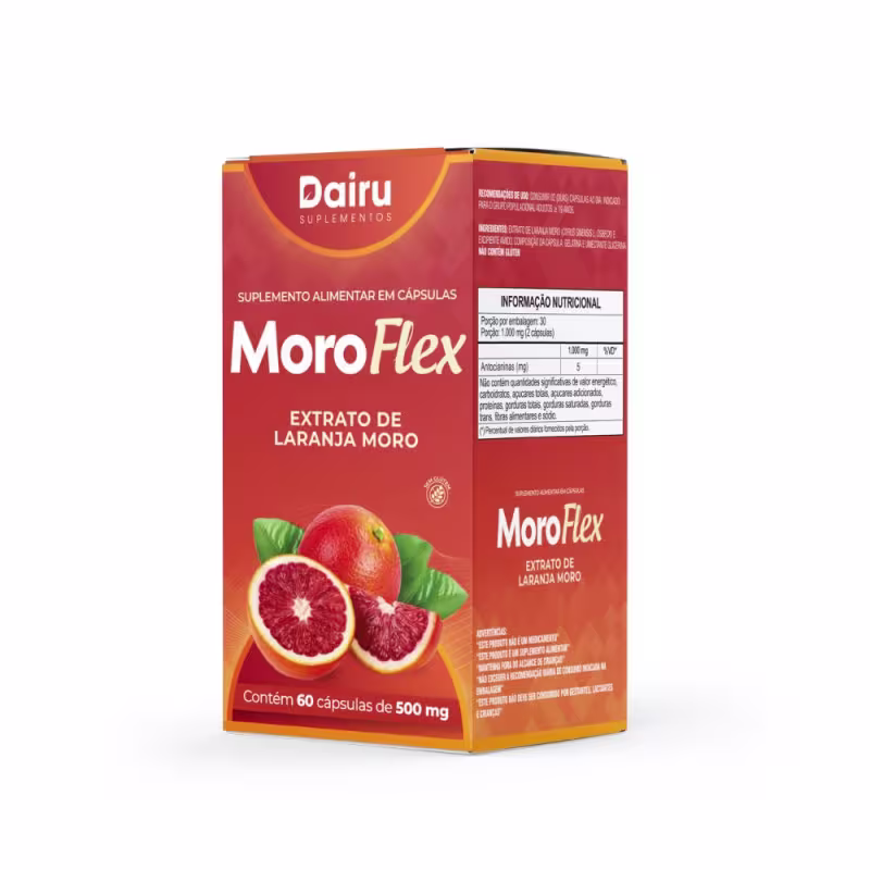 MoroFlex Dairu Laranja 60 Cápsulas