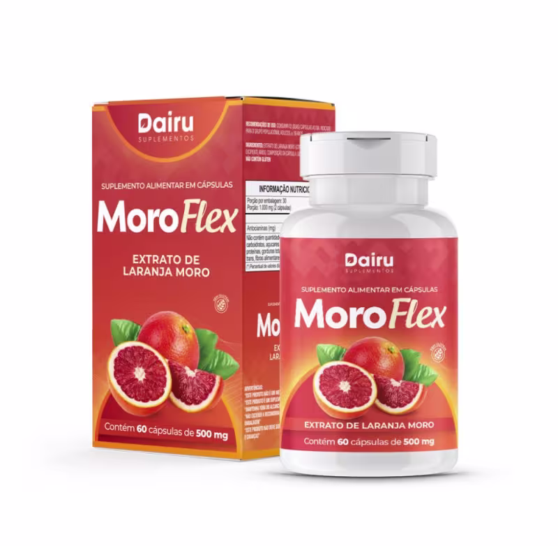 MoroFlex Dairu Laranja 60 Cápsulas