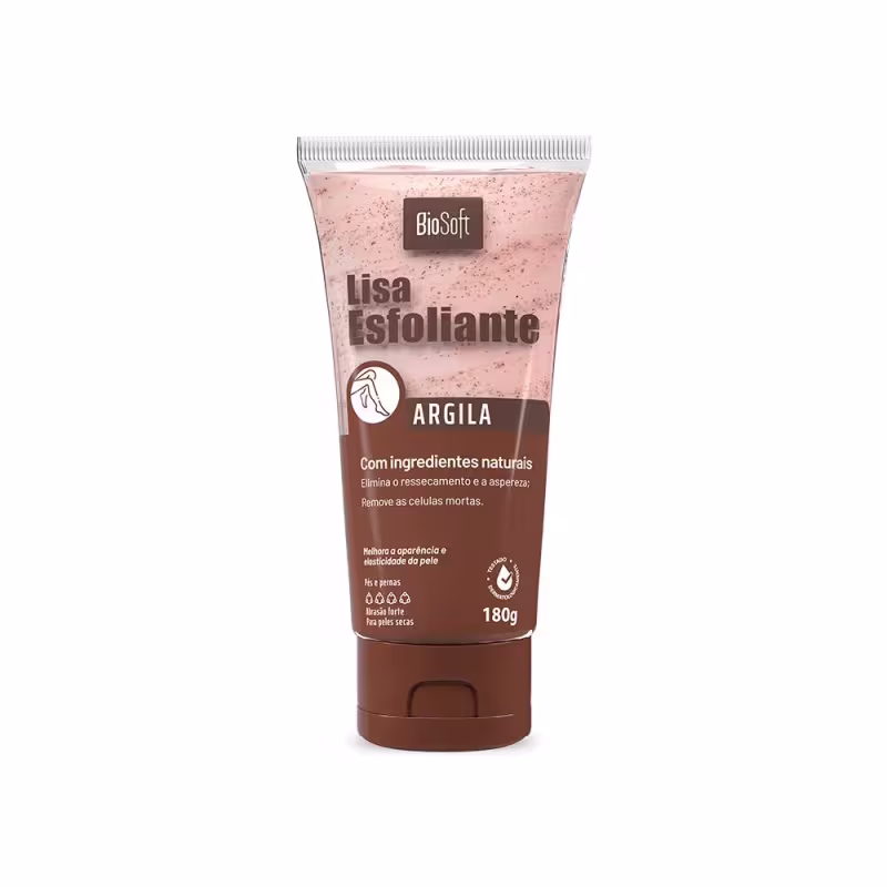 Esfoliante Corporal Lisa Argila Bio Soft