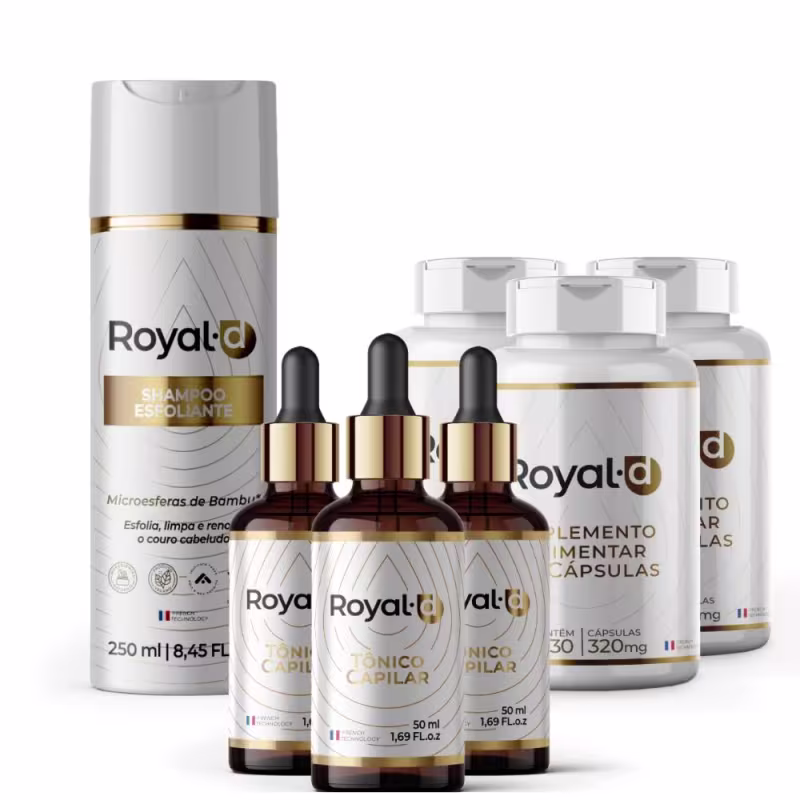 Kit Royal.d Power Care, 7 Produtos.