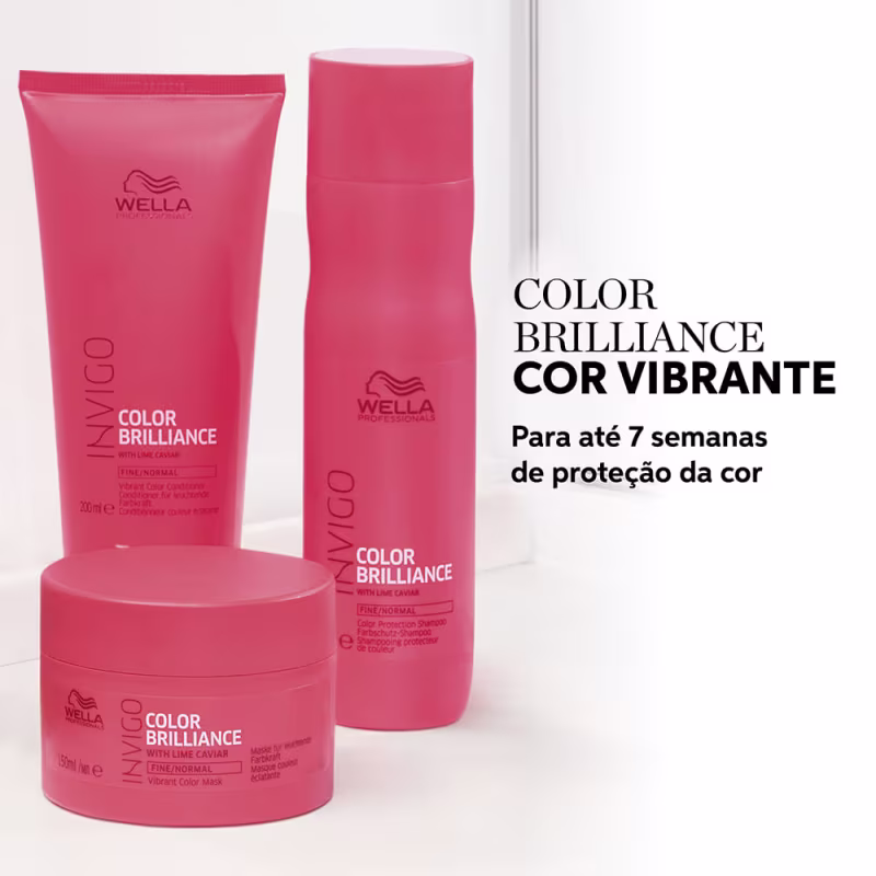 Kit Wella Professionals Invigo Color Brilliance Cor Vibrante (3 Produtos)