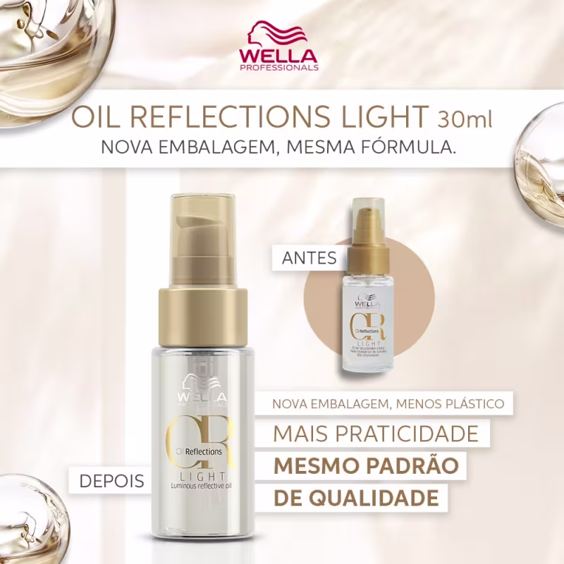 Kit Wella Professionals Color Brilliance Sh 250ml + Cond 200ml + Masq 150g + Oil Reflections Light 30ml