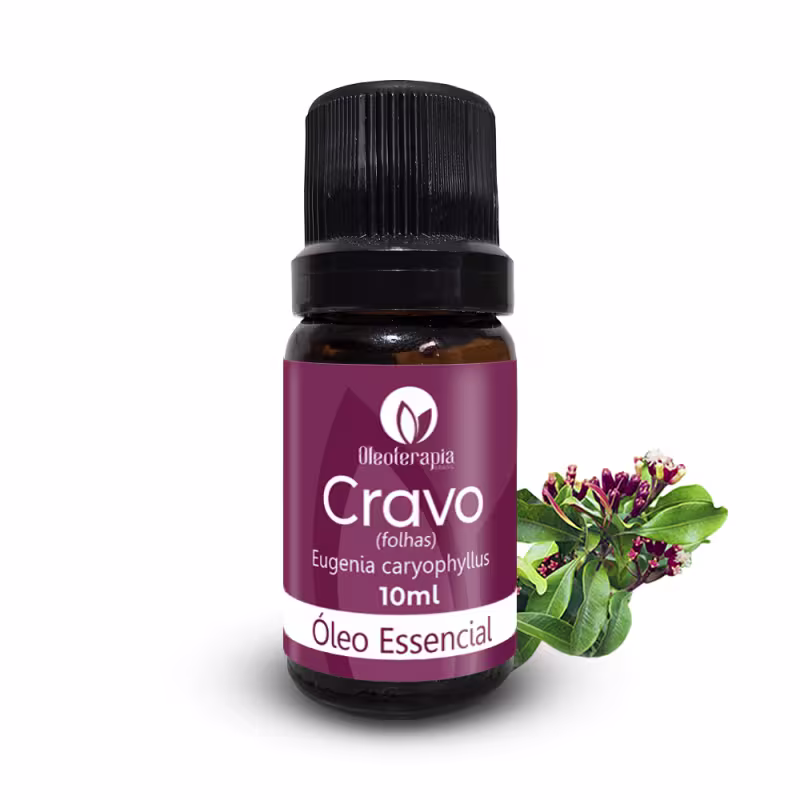 Óleo essencial de Folhas de Cravo, da marca Oleoterapia Brasil.